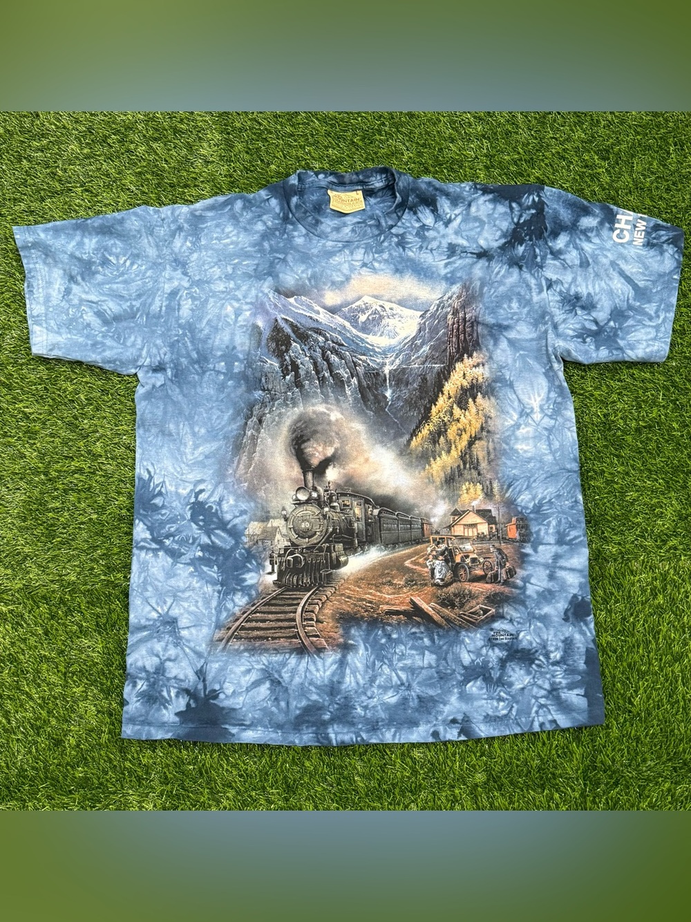 The Mountain Train Graphic Telluride Homecoming Cotton Crew Neck Mens L